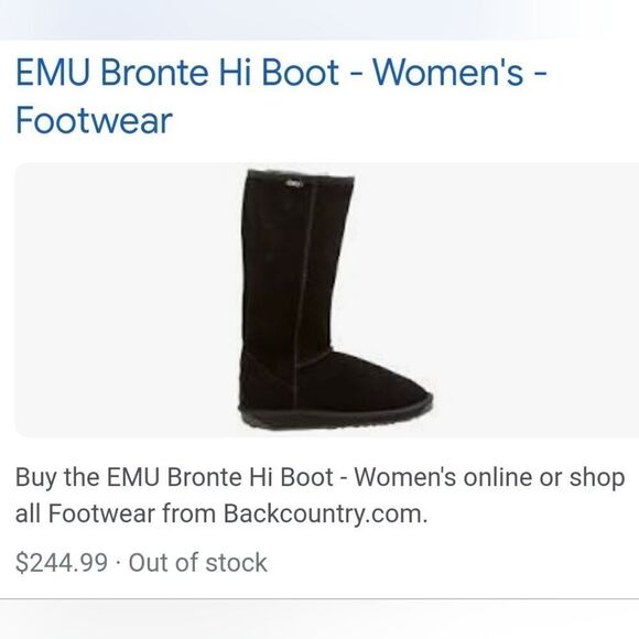 Emu Bronte Hi Merino Wool Boots - Picture 8 of 8
